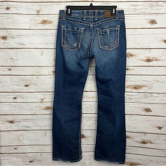 BKE Bootcut Wendi Y2K Stitched Denim Jeans - Picture 5 of 7